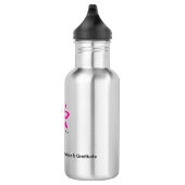 Roestvrij staal Lotus Heart Zen Water Fles (Rechts)