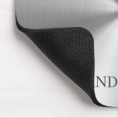 Roestvrij-staal Metaalgevolgen Monogram Muismat (Hoek)