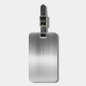 Roestvrij staal Metalen blik Bagagelabel (Voorkant verticaal)