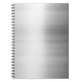 Roestvrij staal Metalen blik Notitieboek (Voorkant)