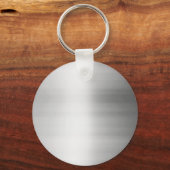 Roestvrij staal Metalen blik Sleutelhanger (Voorkant)