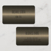 Roestvrij staal Metalen blik Visitekaartje (Voorkant / Achterkant)