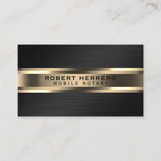 Roestvrij staal smeltkroes goud visitekaartje (Voorkant)