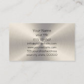 Roestvrij staal visitekaartje (Achterkant)