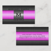 Roestvrij staal visitekaartje (Voorkant / Achterkant)