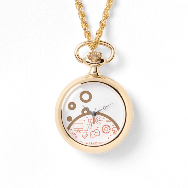 Roestvrij staal zwart horloge (Voorkant)