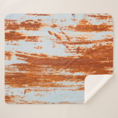 roestvrij stalen achtergrond en textuur sherpa deken (Voorkant (horizontaal))