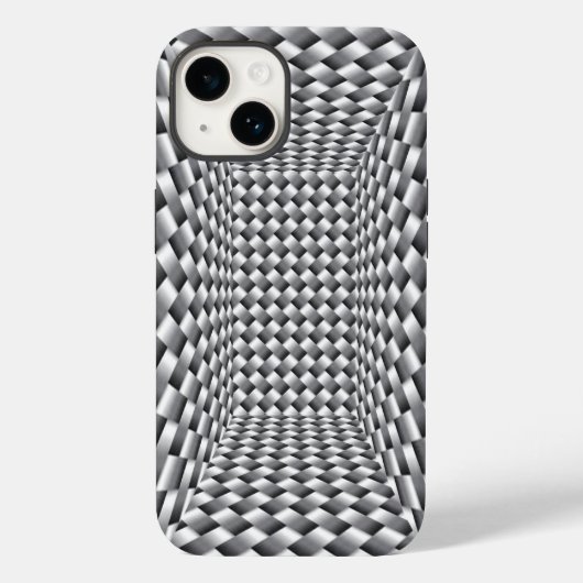 Roestvrij stalen boxweerstand Case-Mate iPhone case (Achterkant)