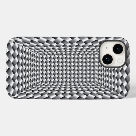 Roestvrij stalen boxweerstand Case-Mate iPhone case (Achterkant (horizontaal))