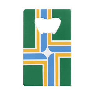 Roestvrij stalen flesopener vlag van Portland Creditkaart Flessenopener