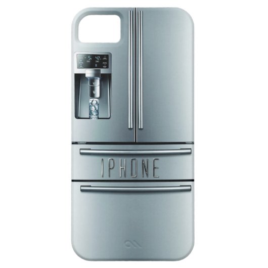 roestvrij stalen koelapparaat Case-Mate iPhone case (Achterkant)