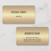 Roestvrij stalen metalen blik #4 visitekaartje (Voorkant / Achterkant)