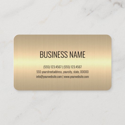 Roestvrij stalen metalen blik #4 visitekaartje (Achterkant)