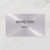 Roestvrij stalen metalen blik #8 visitekaartje (Voorkant)