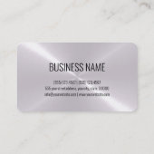 Roestvrij stalen metalen blik #8 visitekaartje (Achterkant)