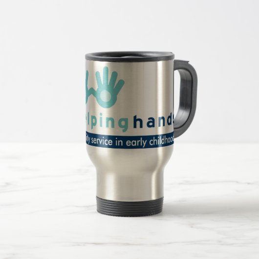 Roestvrij stalen reismolen reisbeker (Voorkant rechts)