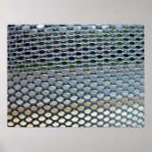 Roestvrij stalen rooster poster (Voorkant)