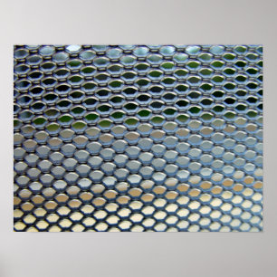 Roestvrij stalen rooster poster