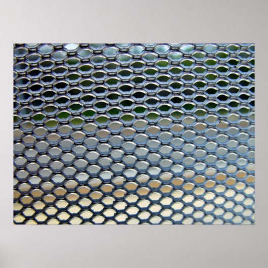 Roestvrij stalen rooster poster (Voorkant)