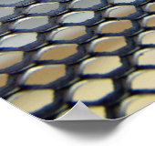 Roestvrij stalen rooster poster (Hoek)