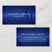 Roestvrij stalen stollen metalen visitekaartje (Voorkant / Achterkant)