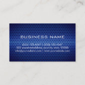 Roestvrij stalen stollen metalen visitekaartje (Achterkant)