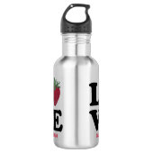 Roestvrij stalen waterflesje waterfles  (Voorkant)