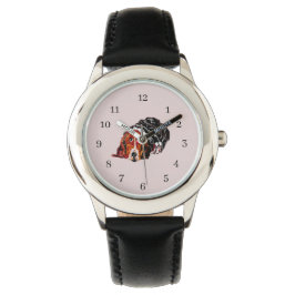 Roestvrij stalen zwarte horlogebordjes horloge