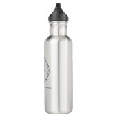 Roestvrij uw Logo zwart-wit-promotie Waterfles (Rechts)