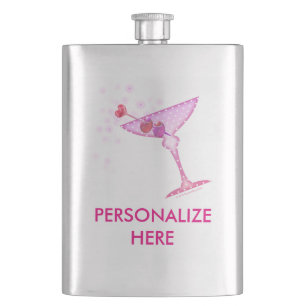 ROESTVRIJE FLES - PINK MARTINI HEUPFLES