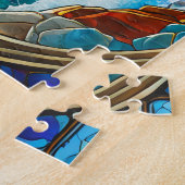 Roestvrije oceaan De dagelijkse puzzel Recente Jig Legpuzzel (Zijkant)