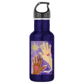 Roestvrije waterflacon waterfles (Voorkant)