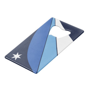 Roestvrijstalen fles Opener vlag van Columbia Creditkaart Flessenopener