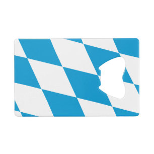 Roestvrijstalen flesopener Bavaria vlag Creditkaart Flessenopener