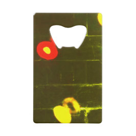 Roestvrijstalen flesopening creditkaart flessenopener