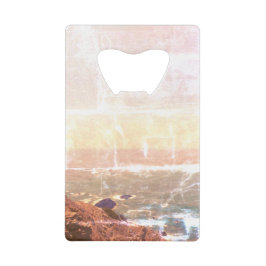 Roestvrijstalen flesopening creditkaart flessenopener