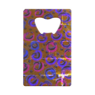 Roestvrijstalen flesopening creditkaart flessenopener