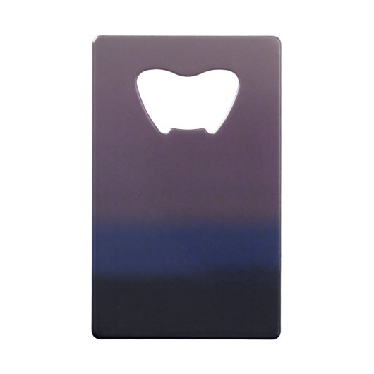 Roestvrijstalen flesopening creditkaart flessenopener (Voorkant)