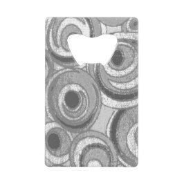 Roestvrijstalen flesopening creditkaart flessenopener