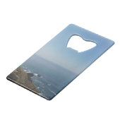 Roestvrijstalen flesopening creditkaart flessenopener (Achterkant Gekanteld)