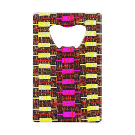 Roestvrijstalen flesopening creditkaart flessenopener