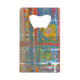 Roestvrijstalen flesopening creditkaart flessenopener