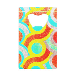 Roestvrijstalen flesopening creditkaart flessenopener