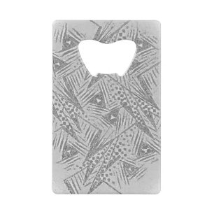 Roestvrijstalen flesopening creditkaart flessenopener