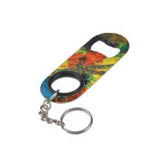 Roestvrijstalen flesopening mini flessenopener (Achterkant Gekanteld)