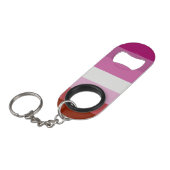 Roestvrijstalen flesopening mini flessenopener (Voorkant Gekanteld)