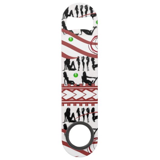 Roestvrijstalen flesopening speed flessenopener (Achterkant)