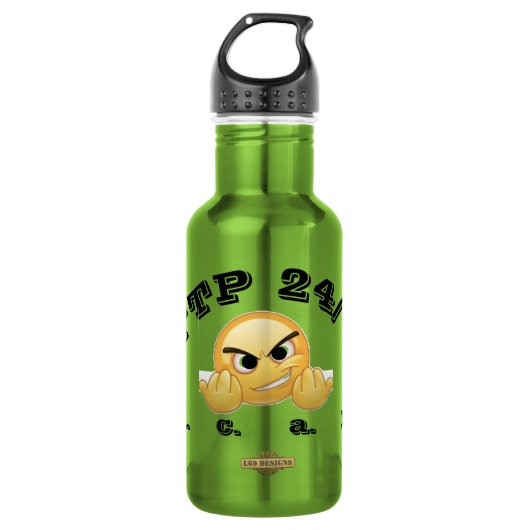 roestvrijstalen waterfles "FTP 24/7" (Voorkant)