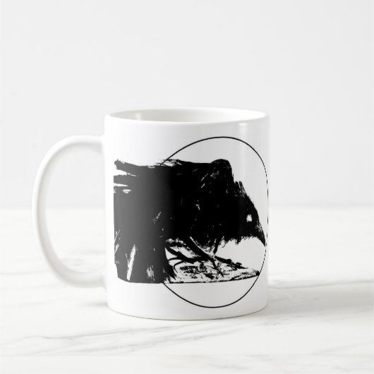 Roet Black Raven Koffiemok (Links)