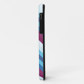 Roetdiagonaal vormgegeven strepen Case-Mate iPhone case (Achterkant/links)